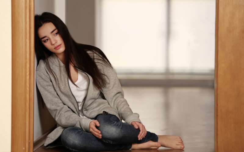 depresión endógena de una mujer adulta